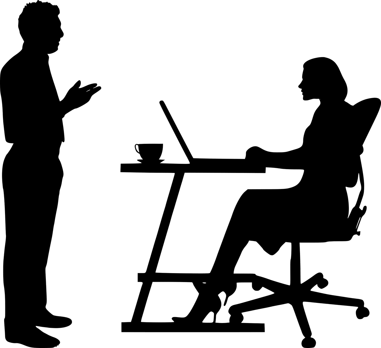 מורה ותלמידה 